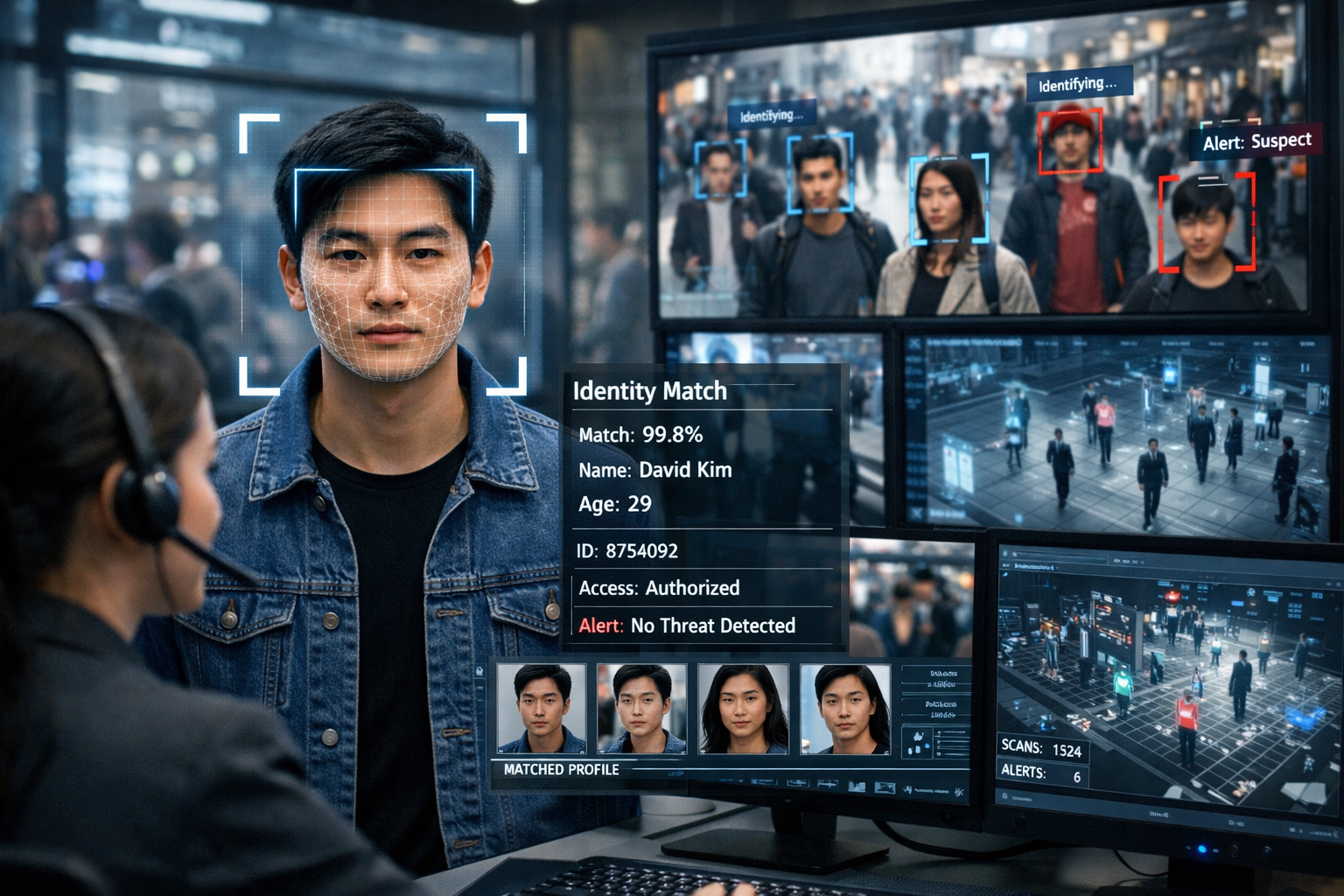 Дэлхийн алдарт DAHUA брэндийн царай таних систем.